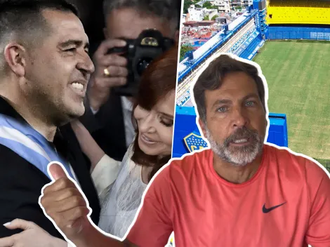 Toti Pasman | Riquelme hizo una de Cristina con La Bombonera