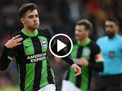VIDEO: el golazo de Facundo Buonanotte para adelantar a Brighton en la FA Cup