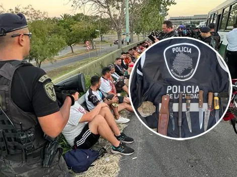 30 detenidos y 20 heridos: brutal batalla entre dos facciones de la barra de River