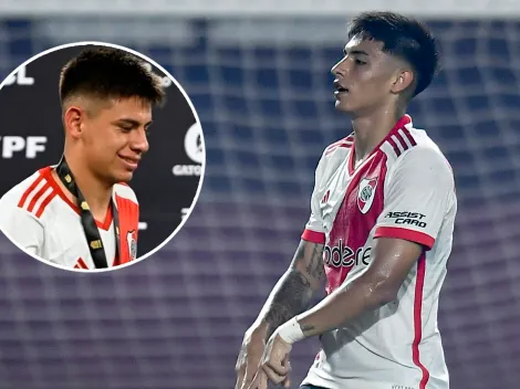 La reacción del Diablito Echeverri al golazo de Ruberto en River