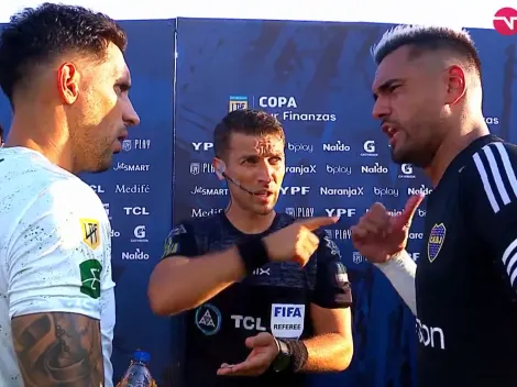 VIDEO | El insólito gesto de Chiquito Romero con Sarmiento en la previa del partido
