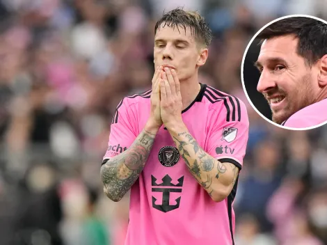 Messi no pudo ocultar su reacción a los dos penales errados por Robert Taylor