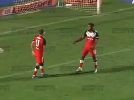 El gesto de Facundo Colidio con Miguel Borja que repudiaron los hinchas de River