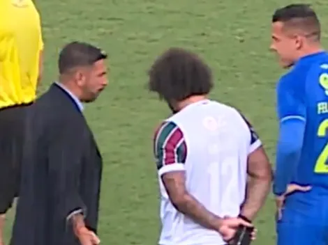 VIDEO | De mala manera, Marcelo le negó el saludo a Emiliano Díaz