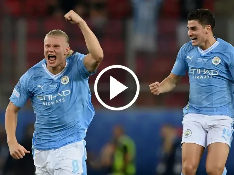 VIDEO | Golazo de Haaland tras pase magistral de Julián Álvarez