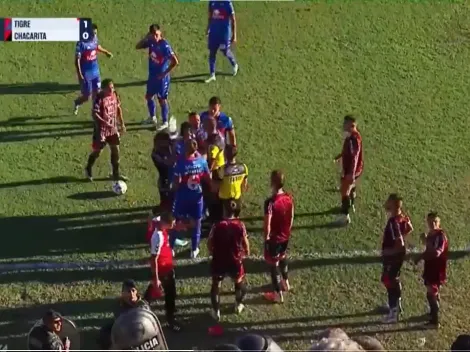 Suspendieron Tigre vs. Chacarita por una brutal agresión a Fernando Brandán: le tiraron un botellazo en la cara