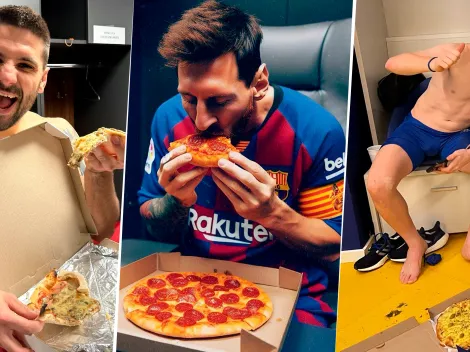 Por qué los jugadores de fútbol comen pizza después de los partidos