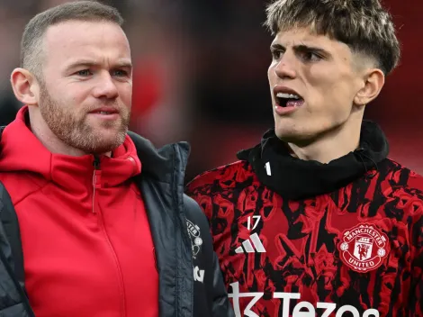 Wayne Rooney lo reconoció: "La chilena de Garnacho fue mejor"