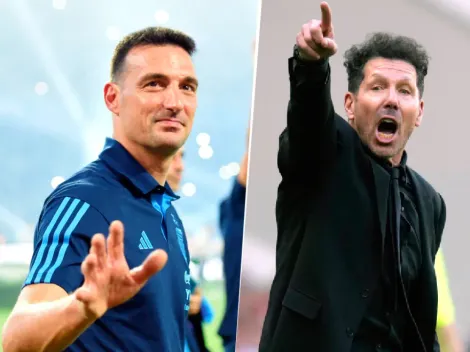 Scaloni no lo convocó a la Selección, pero Simeone lo piensa para el Atlético