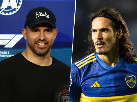 "Volvió": Kun Agüero se rindió ante Cavani tras su triplete en Boca