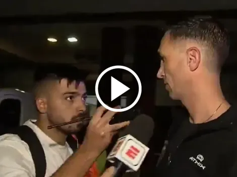 Dóvalo cruzó a un periodista tras su polémico arbitraje: "Saquen a este muchacho"