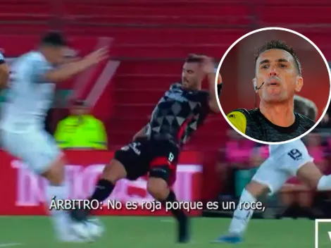 ¿Era expulsión? El audio entre el VAR y Dóvalo en Barracas vs. Independiente