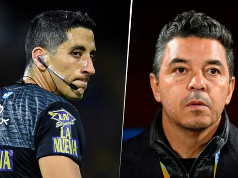 Antes de la Supercopa entre River y Estudiantes, Falcón Pérez dirige a Gallardo