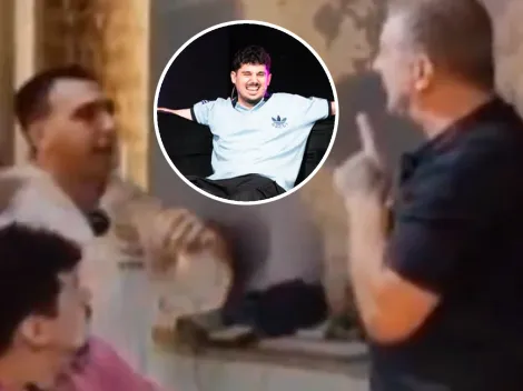 Piñas en el programa del Turco García: Luquitas Rodríguez y Coscu fueron testigo