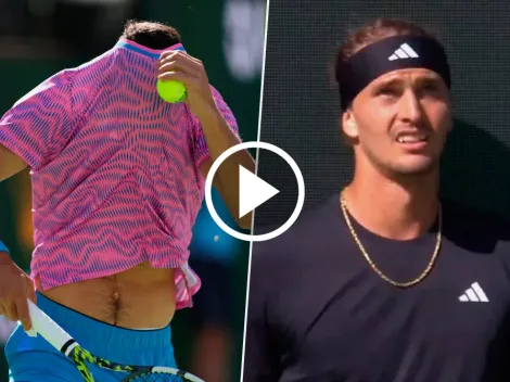 Una invasión de abejas suspendió el duelo entre Alcaraz y Zverev en Indian Wells