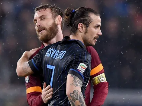 La reacción de Daniele De Rossi a la confesión de Osvaldo: "Siempre estoy"