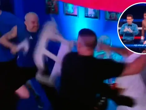Escándalo con piñas y sillazos en plena velada de la Federación Argentina de Box