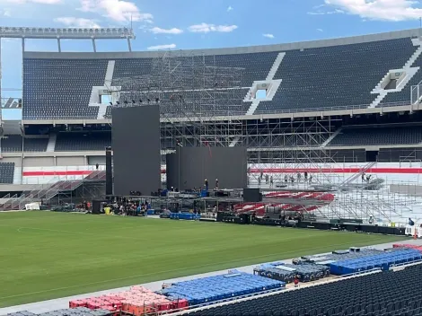 Vuelven los recitales al Monumental: ya se trabaja en el escenario para los shows de María Becerra
