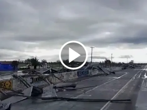 La tormenta supercelda en Buenos Aires arrasó con el Autódromo de 9 de Julio
