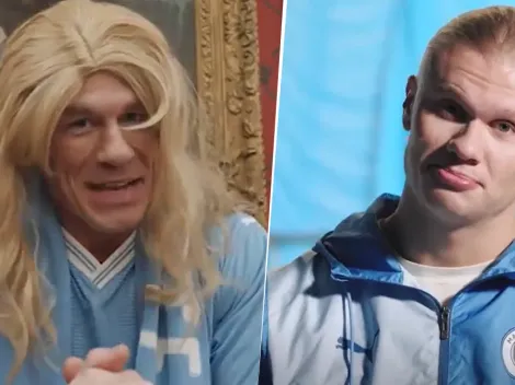 Es viral: John Cena y Erling Haaland presentaron la gira del Manchester City por Estados Unidos