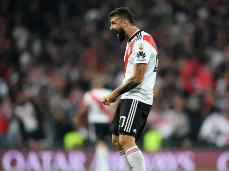Pratto eligió su foto preferida de la final que River le ganó a Boca en Madrid