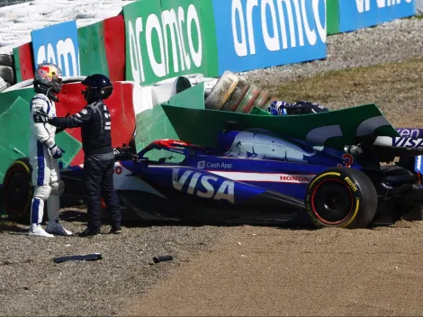 Fórmula 1: impactante incidente entre Ricciardo y Albon, bandera roja y ¿sanción?