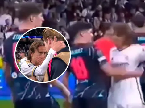 ¿Le rechazó la camiseta? El gesto de Modric con Julián Álvarez que generó revuelo en redes
