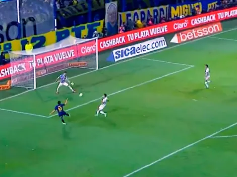 El golazo de Edinson Cavani para el 1 a 0 de Boca contra Godoy Cruz