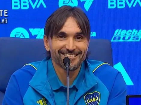 La pregunta sobre el Superclásico que hizo reír a Diego Martínez