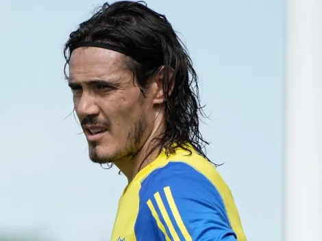 El motivo por el que Edinson Cavani se ausentó de la práctica de Boca a 3 días del Superclásico