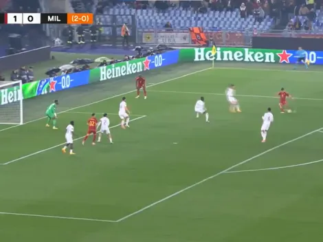 El golazo de Paulo Dybala para la Roma ante el Milan por Europa League
