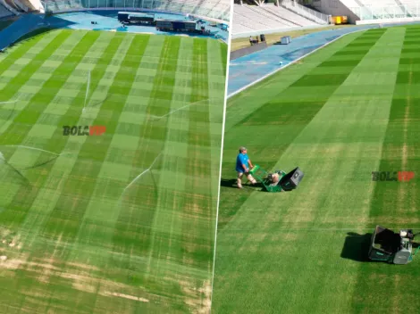 IMÁGENES EXCLUSIVAS: así está el campo de juego del Kempes a menos de 24 horas para el Superclásico