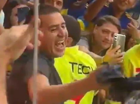 Así festejó Riquelme el triunfo de Boca sobre River