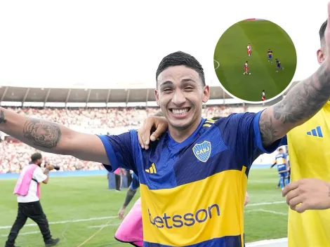 No se vio: el gesto de Equi Fernández a Manuel Lanzini en pleno Superclásico