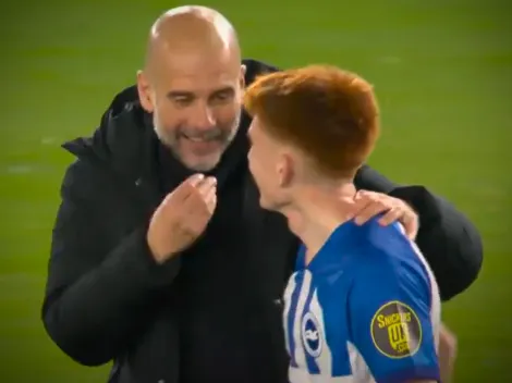 VIDEO | El cruce entre Guardiola y el Colo Barco tras la goleada de Manchester City