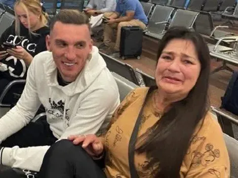 Hasta las lágrimas: la emoción de una hincha que se cruzó a Franco Armani en un aeropuerto