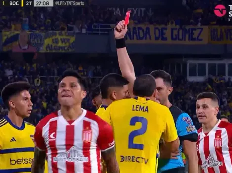 VIDEO | El alocado festejo de Enzo Pérez por la expulsión de Lema
