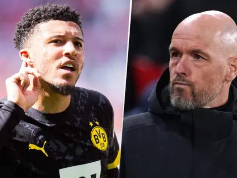 Erik ten Hag tuvo que rendirse ante la actuación de Jadon Sancho