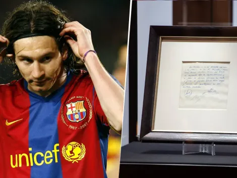 Subastaron pieza histórica en la carrera de Lionel Messi por casi un millón de dólares