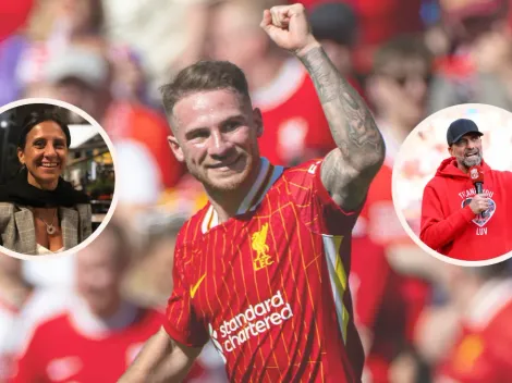 La particular foto de la mamá de Alexis Mac Allister despidiendo a Klopp