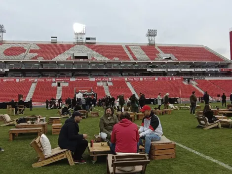 Se supo: la verdad detrás de la foto viral del asado en la cancha de Independiente