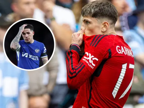 Con su gol, Alejandro Garnacho perjudicó al Chelsea de Enzo Fernández