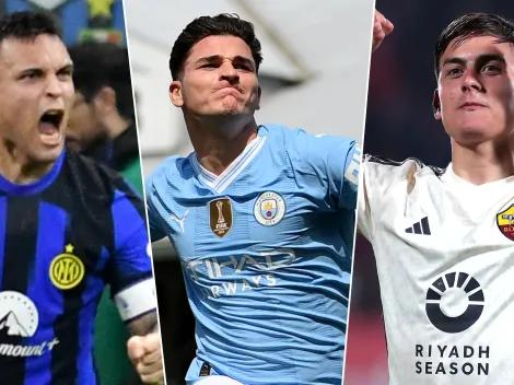 Máximos goleadores 2023/2024: así quedaron Lautaro, Julián y Dybala