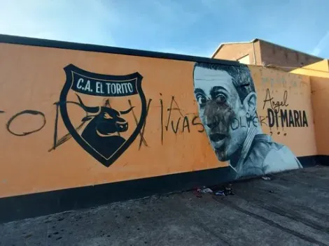 Pintada contra Di María en Rosario: otro mensaje intimidatorio que conspira contra su regreso a Central