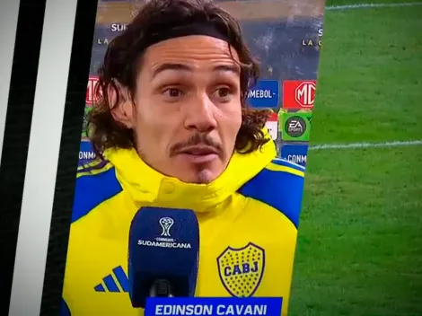 La insólita pregunta que fastidió a Edinson Cavani tras la goleada de Boca: "Yo qué se"