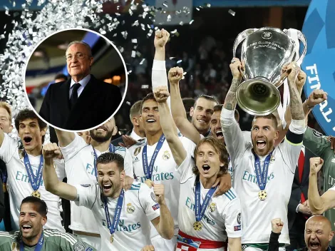 Jugó en Real Madrid, queda libre y Florentino Pérez lo invitó a su palco para ver la final de la Champions League