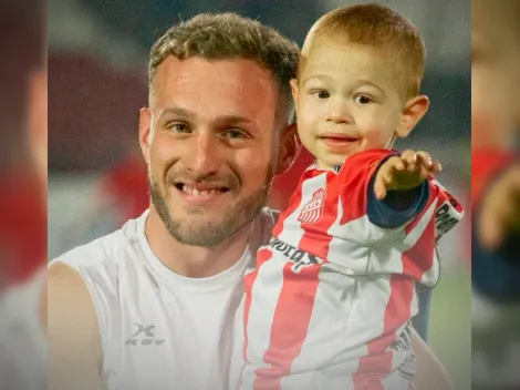 Nico Sansotre, el jugador de Riestra que pide por un riñón para su hijo: "Estamos esperando el llamado"