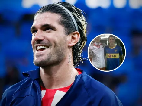 La foto viral que se filtró de Rodrigo De Paul con la camiseta de Boca