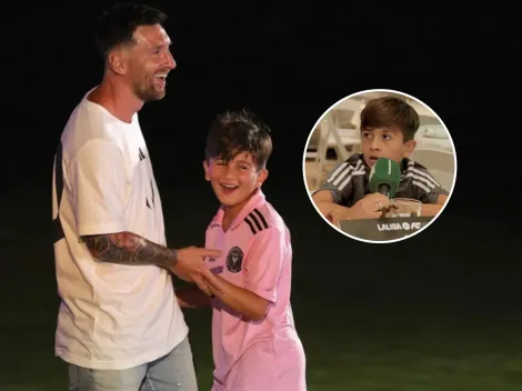 La primera entrevista de Thiago Messi