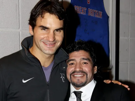 Federer recordó a Maradona al elegir a los deportistas que lo inspiraron